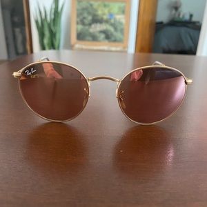 Rose Gold Ray-Ban Sunglasses